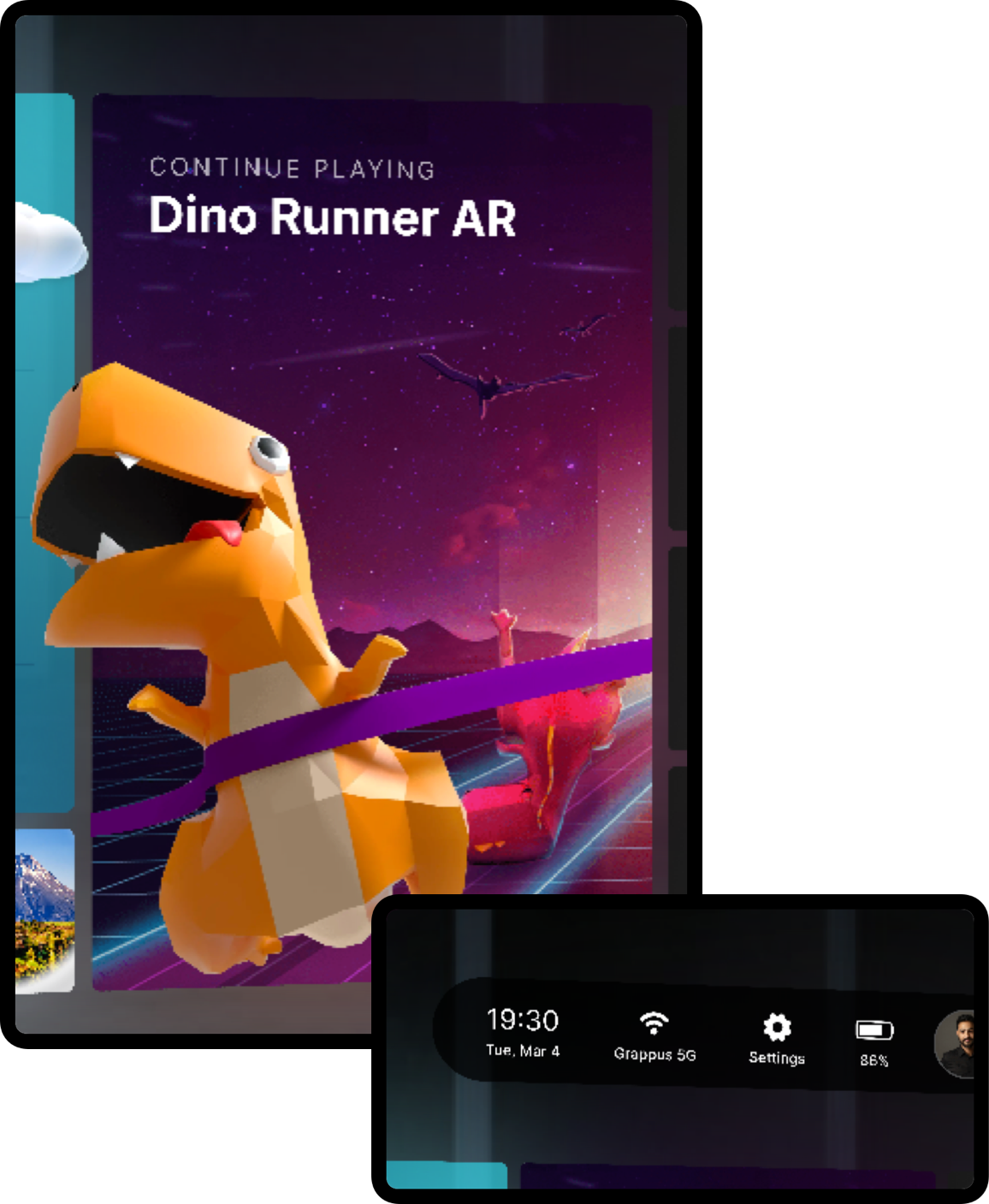 Dino Runner AR on Behance